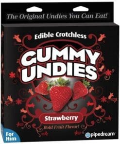 Edible Male Gummy Undies - Strawberry