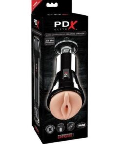 Pipedream Extreme Elite Cock Compressor Vibrating Stroker - Flesh