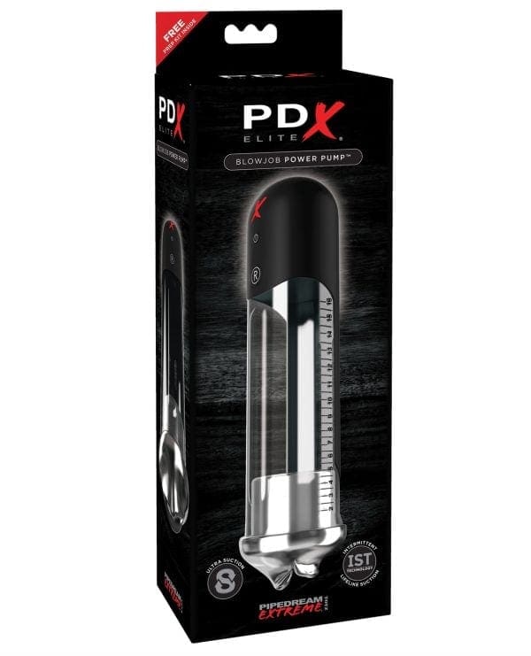Pipedream Extreme Elite Blowjob Power Pump - Clear