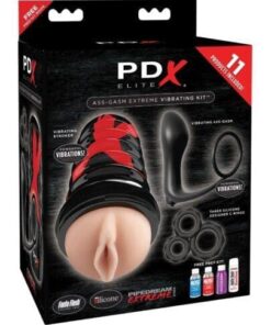 Pipedream Extreme Elite Ass Gasm Vibrating Kit - Black