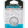 Perfect Fit Stackit Cock Ring - Clear