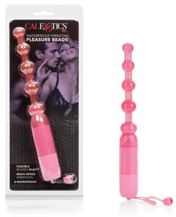 Vibrating Pleasure Beads Waterproof - Pink