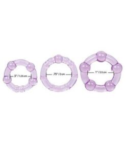 Silicone Island Rings - Purple