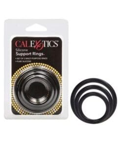 Silicone Support Rings - Black