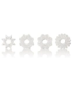 Basic Essentials Rings - Clear Set of 4