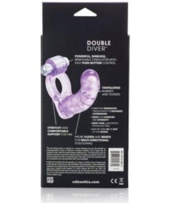 Double Diver Vibrating Enhancer w/Flexible Penetrator