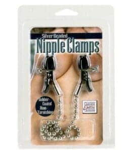 Nipple Play Silver Beaded Nipple Clamps