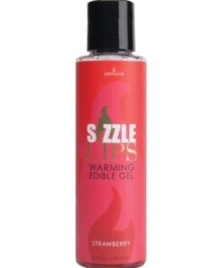 Sizzle Lips Warming Gel - 4.2 oz Bottle Strawberry