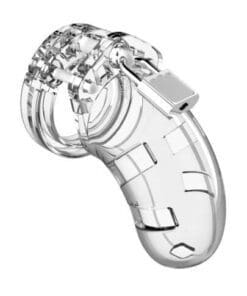 Shots Man Cage Chastity 3.5" Cock Cage Model 1 - Clear