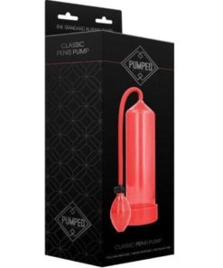 Shots Pumped Classic Penis Pump - Red