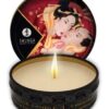 Shunga Romance Mini Candlelight Massage Candle - 1 oz Sparkling Strawberry Wine