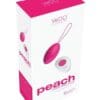 VeDO Peach Rechargeable Egg Vibe - Foxy Pink