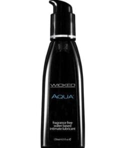 Wicked Sensual Care Aqua Waterbased Lubricant - 4 oz Fragrance Free