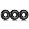 Oxballs Ringer Donut 1 - Black Pack of 3