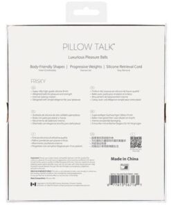 Pillow Talk Frisky Pleasure Balls - Pink