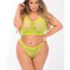 Festival Flirt Bra Set Green 1X/2X