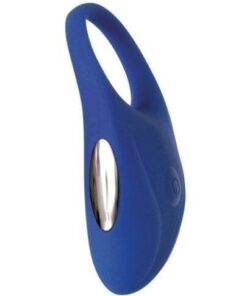 Adam & Eve Rechargeable Couples Penis Ring - Blue