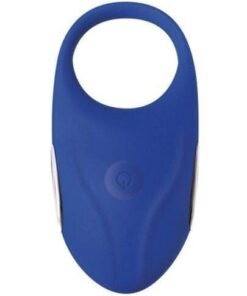 Adam & Eve Rechargeable Couples Penis Ring - Blue