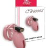 CB-6000 2 1/2" Cock Cage & Lock Set - Pink