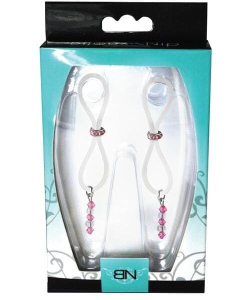 Bijoux de Nip Nipple Halos Pink Gem Slider - Pink/Clear