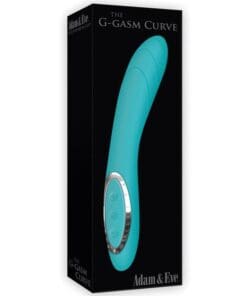 Adam & Eve G Gasm Curve Rechargeable Vibrator - Teal