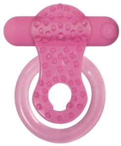 Adam & Eve Couples Enhancer Rechargeable Cock Ring - Pink