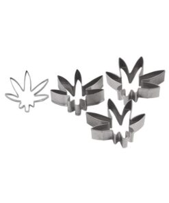 Weed Cookie Cutters - Silver