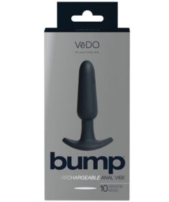 VeDO Bump Rechargeable Anal Vibe - Just Black