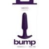 VeDO Bump Rechargeable Anal Vibe - Deep Purple