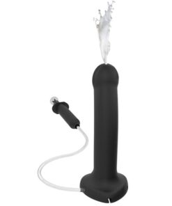 Strap On Me Silicone Cum Dildo - Black