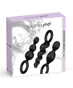 Satisfyer Plug Set of 3 - Black