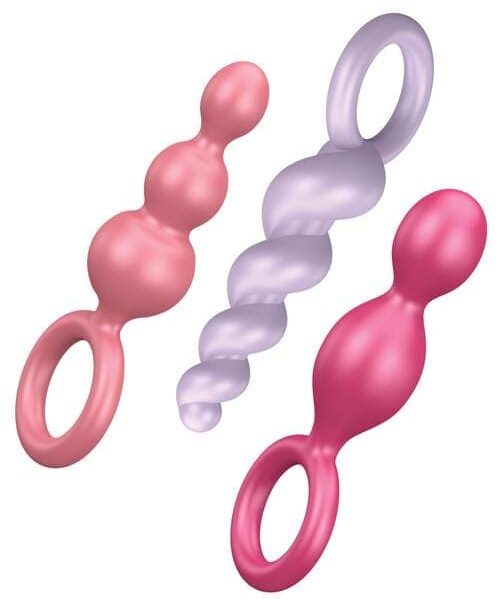 Satisfyer Plug Set of 3 - Asst. Colors