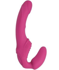 Adam & Eve Eve's Vibrating Strapless Strap On - Pink