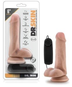 Blush Dr. Skin Dr. Rob 6" Cock w/Suction Cup - Vanilla