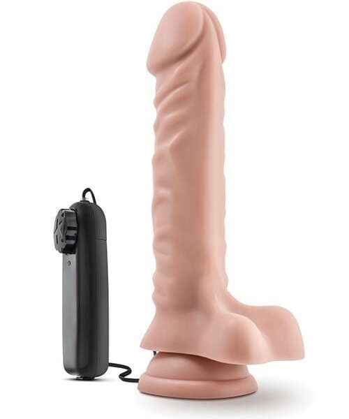 Blush Dr. Skin Dr. James 9" Cock w/Suction Cup - Vanilla