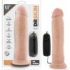 Blush Dr. Skin Dr. Throb 9.5" Cock w/Suction Cup - Vanilla