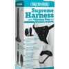 Vac-U-Lock Supreme Harness w/Vibrating Plug - Black