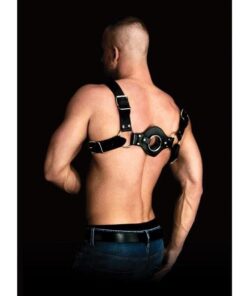 Shots Ouch Costas Solid Structure 1 Body Harness - Black