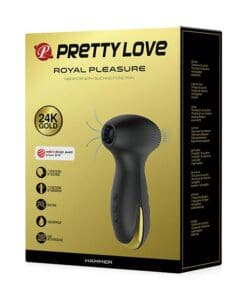 Pretty Love Hammer Sucking & Vibrating - Black & Gold