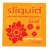 Sliquid Naturals Swirl Lubricant Pillow - .17 oz Peach