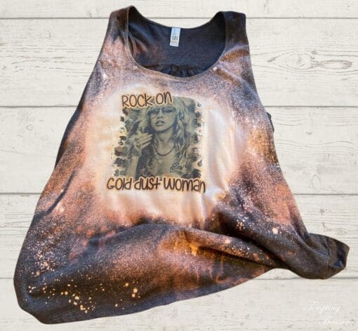 Rock On Gold Dust Woman – Heathered Charcoal