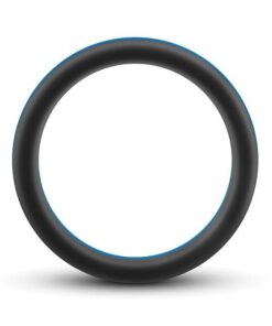 Blush Performance Silicone Go Pro Cock Ring - Black/Blue