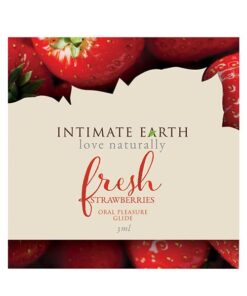 Intimate Earth Lubricant Foil - 3 ml Fresh Strawberries