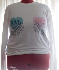 Love Bites – White – Long Sleeve - Large