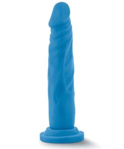 Blush Neo Dual Density 7.5" Cock - Neon Blue