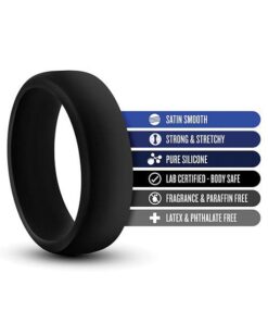 Blush Performance Silicone Go Pro Cock Ring - Black