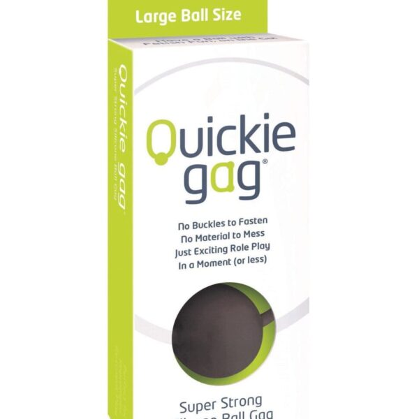 Quickie Ball Gag Large - Black