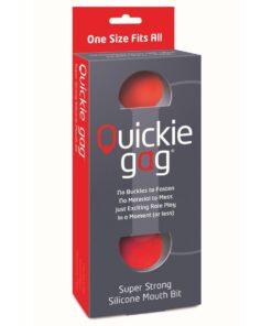 Quickie Bit Gag One Size - Red