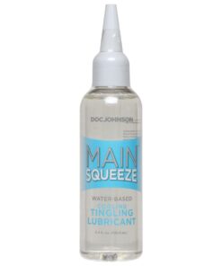 Main Squeeze Cooling/Tingling Water-Based Lubricant - 3.4 oz