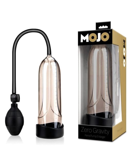 Mojo Zero Gravity Penis Pump Enlarger - Black/Smoke